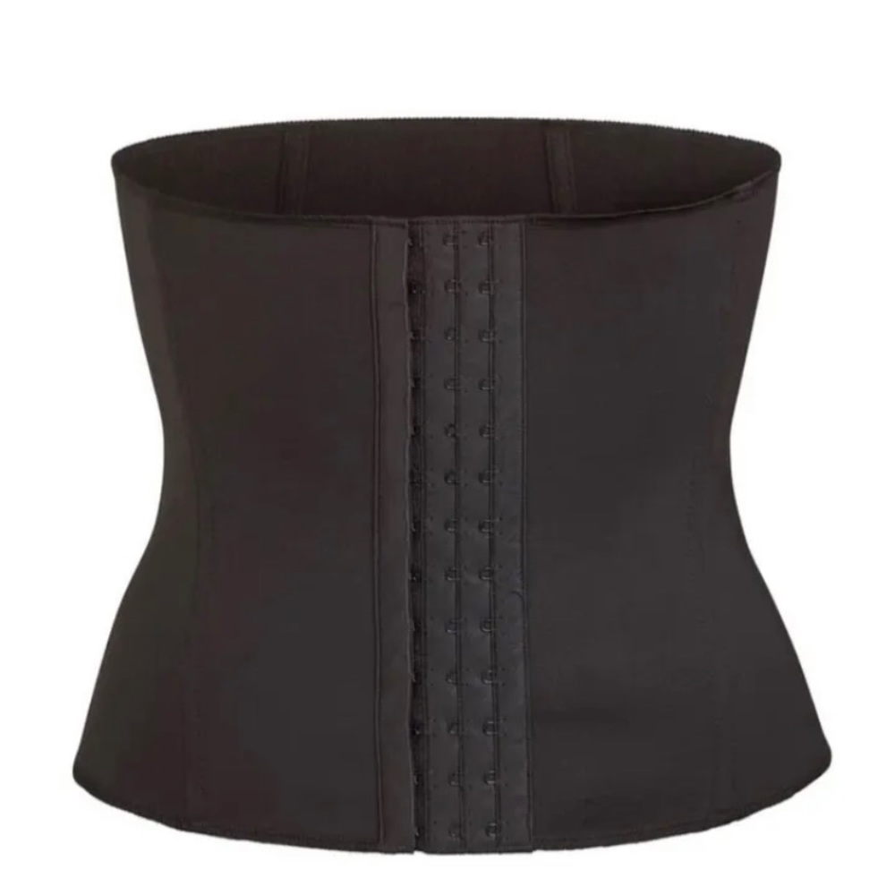 SKIMS Kim Kardashian Corset Waist Cincher Trainer Bustier Size Medium  Onyx NWOT